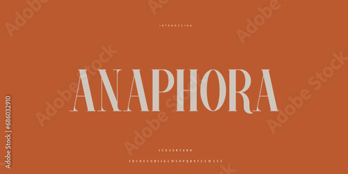 Hand drawn elegant alphabet letters font and number. Classic Lettering Minimal Fashion Designs. Typography modern Sen serif fonts regular decorative vintage concept. vector illustration