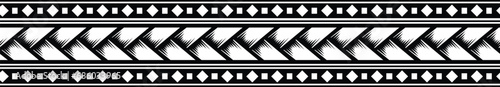 Polynesian tattoo tribal designs. Samoan tattoo tribal band.
