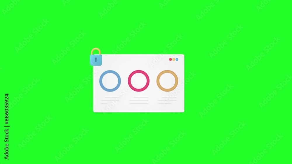 Online Media Security, Mobile Security Animation Online Media Security, Mobile Security Animation