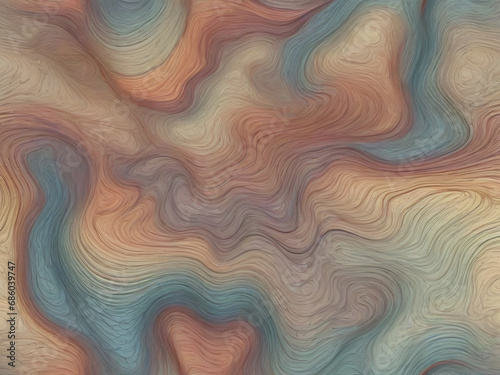 Color topographic map seamless pattern. Abstract background with earth natural color.