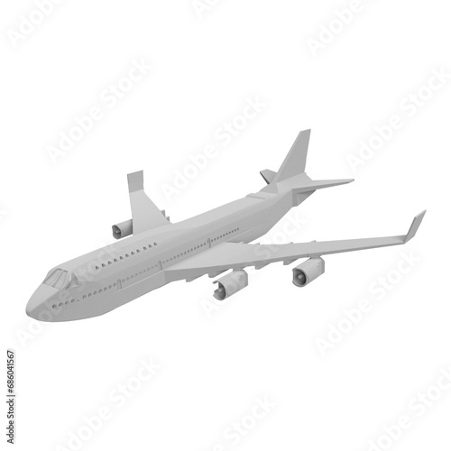 airplane isolated on white background