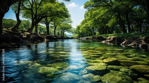 Pretty Blanche River Portneuf Wildlife Reserve, HD, Background Wallpaper, Desktop Wallpaper 