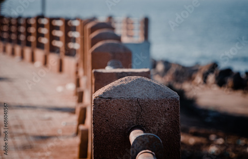 fence near the sea