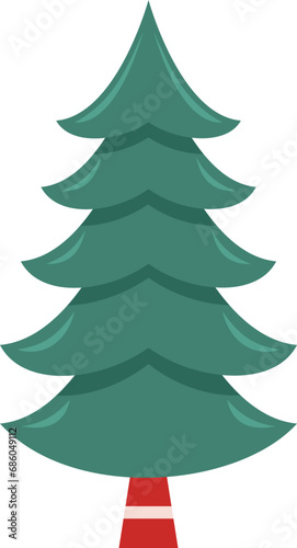 Unique Christmas Tree Illustration