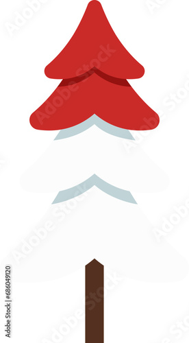 Unique Christmas Tree Illustration