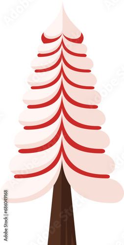 Unique Christmas Tree Illustration