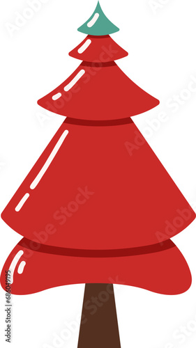 Unique Christmas Tree Illustration