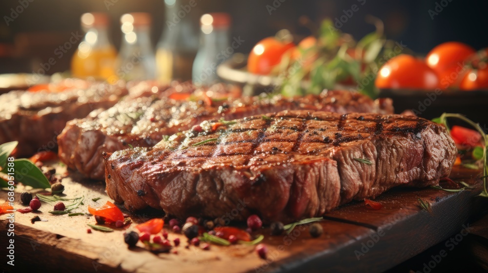 Meat On Grill, HD, Background Wallpaper, Desktop Wallpaper 