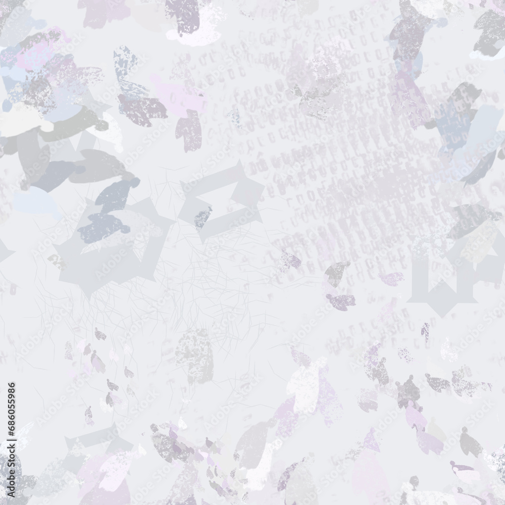 Obraz premium seamless hand-drawn abstract background with circles