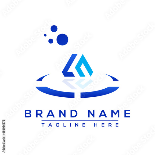 Letter LC blue Professional logo for all kinds of business
