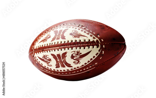 A Realistic Image Immersing You in the Intensity of Australian Rules Football on White or PNG Transparent Background