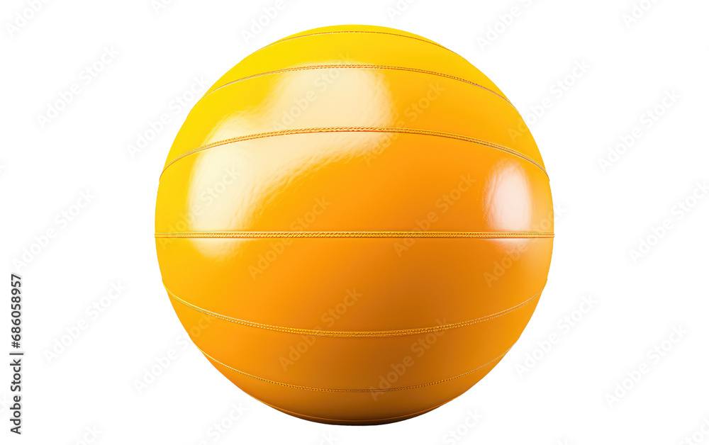 Bouncing Into Action A Realistic View of Bossaball Inflatables on White or PNG Transparent Background