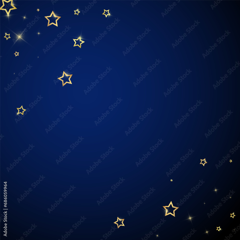 Christmas stars vector overlay.