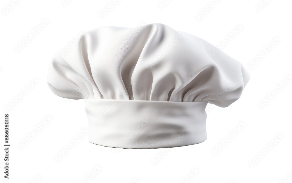 A Realistic Image of the Classic Chef's Hat in the Kitchen on White or PNG Transparent Background A Realistic Image of the Classic Chef's Hat in the Kitchen on White or PNG Transparent Background