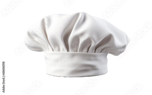 A Realistic Image of the Classic Chef's Hat in the Kitchen on White or PNG Transparent Background