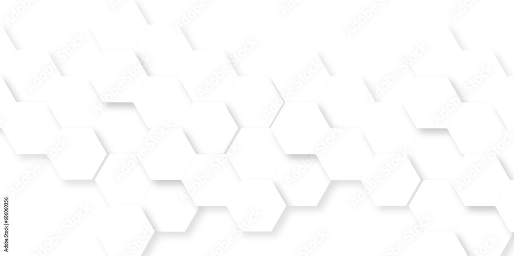 Modern Abstract vector polygonal hexagon pattern. Futuristic abstract honeycomb technology white background. Luxury white hexagon pattern. Abstract background with hexagon. Modern Abstract vector polygonal hexagon pattern. Futuristic abstract honeycomb technology white background. Luxury white hexagon pattern. Abstract background with hexagon.