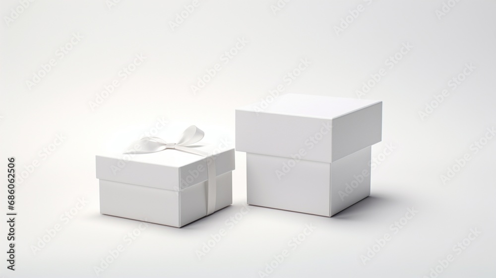 3d render of a stack of boxes on a white background 3d render of a stack of boxes on a white background