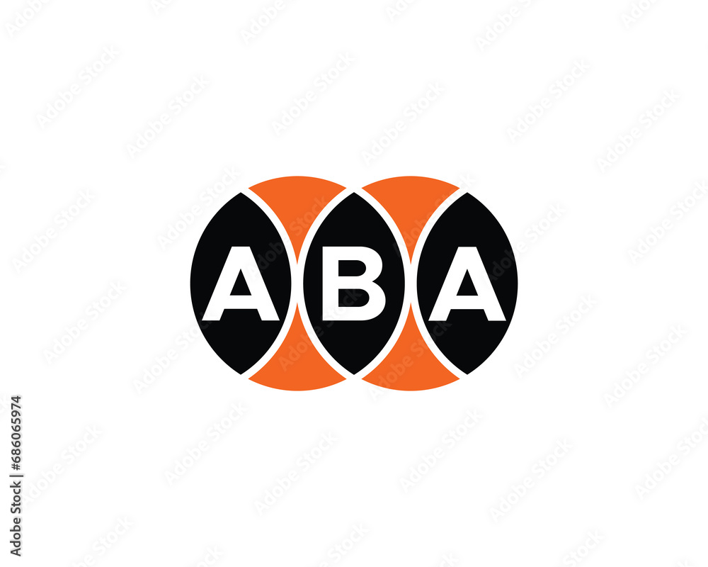 ABA logo design vector template ABA logo design vector template