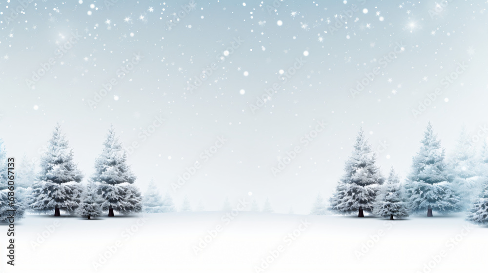 Christmas background on white