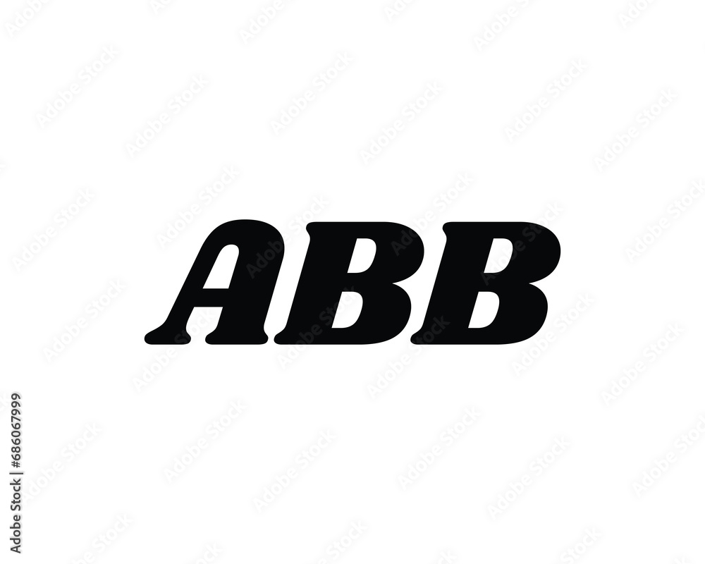 ABB logo design vector template ABB logo design vector template