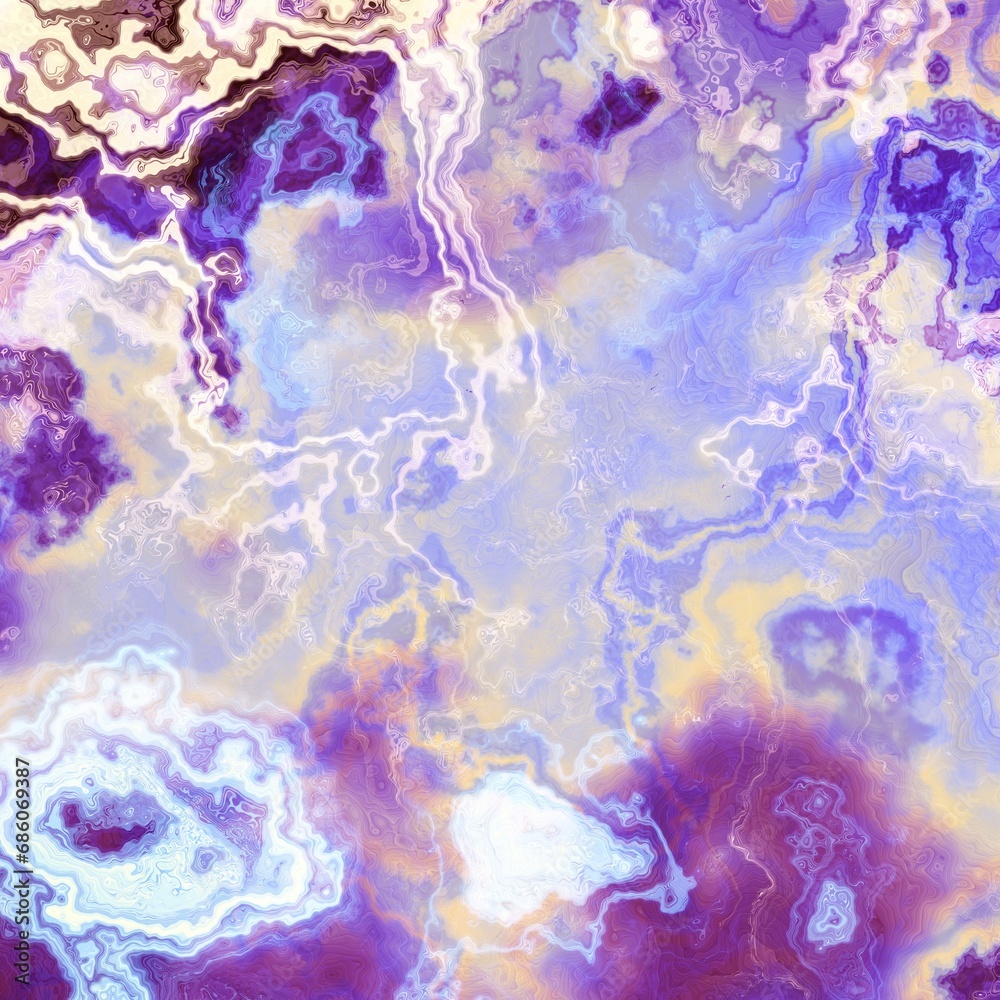 Abstract lilac Marble texture. Fractal digital Art Background. High Resolution. Can be used for background or wallpaper