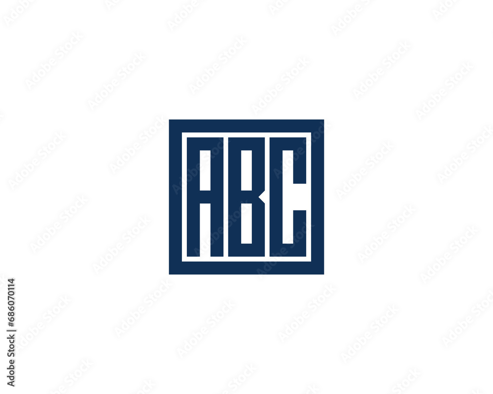 ABC logo design vector template