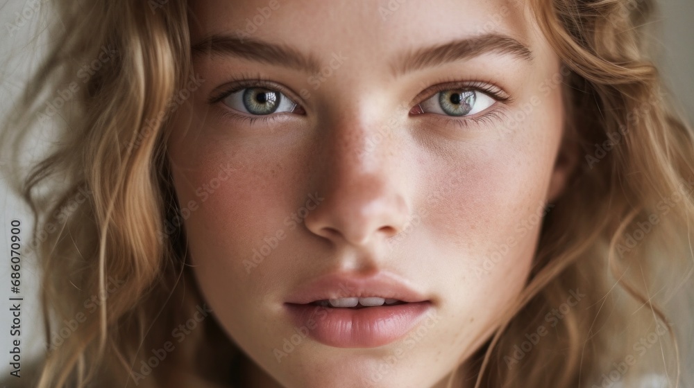Subtle makeup accentuates her captivating allure. Subtle makeup accentuates her captivating allure.