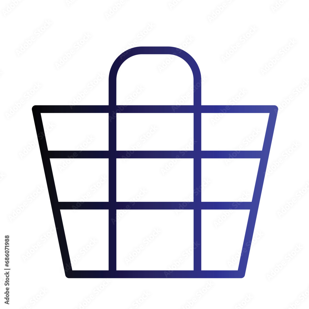 Bath Bucket Care Gradient Outline Icon Bath Bucket Care Gradient Outline Icon
