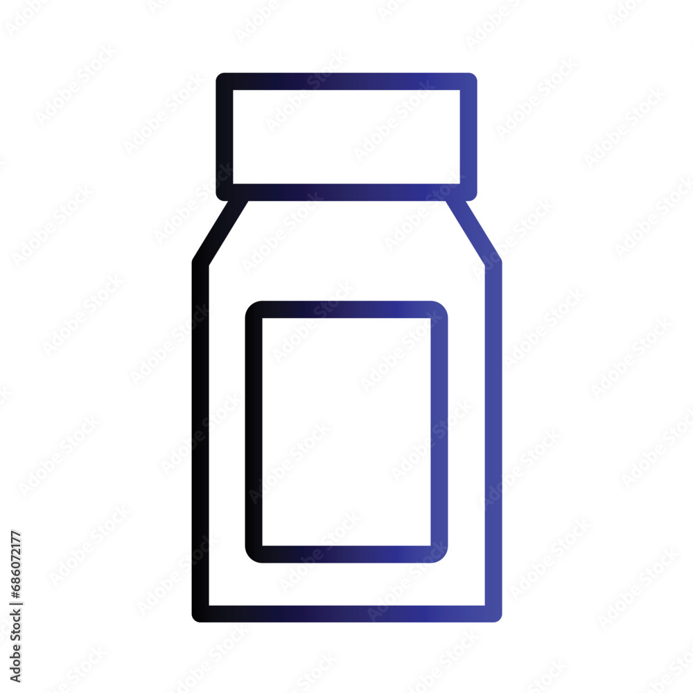 Facial Lotion Skin Gradient Outline Icon Facial Lotion Skin Gradient Outline Icon