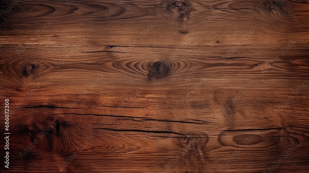 Naklejka premium Brown wood texture. Abstract background