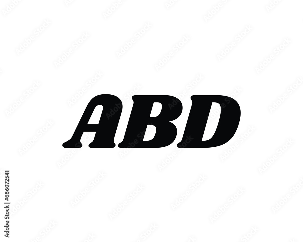 ABD logo design vector template ABD logo design vector template