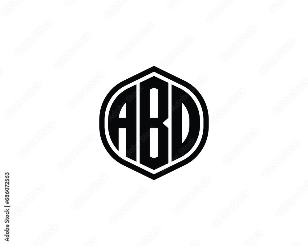 Obraz premium ABD logo design vector template