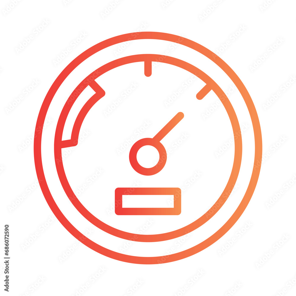 Sauna Temperature Hygrometer Gradient Outline Icon Sauna Temperature Hygrometer Gradient Outline Icon