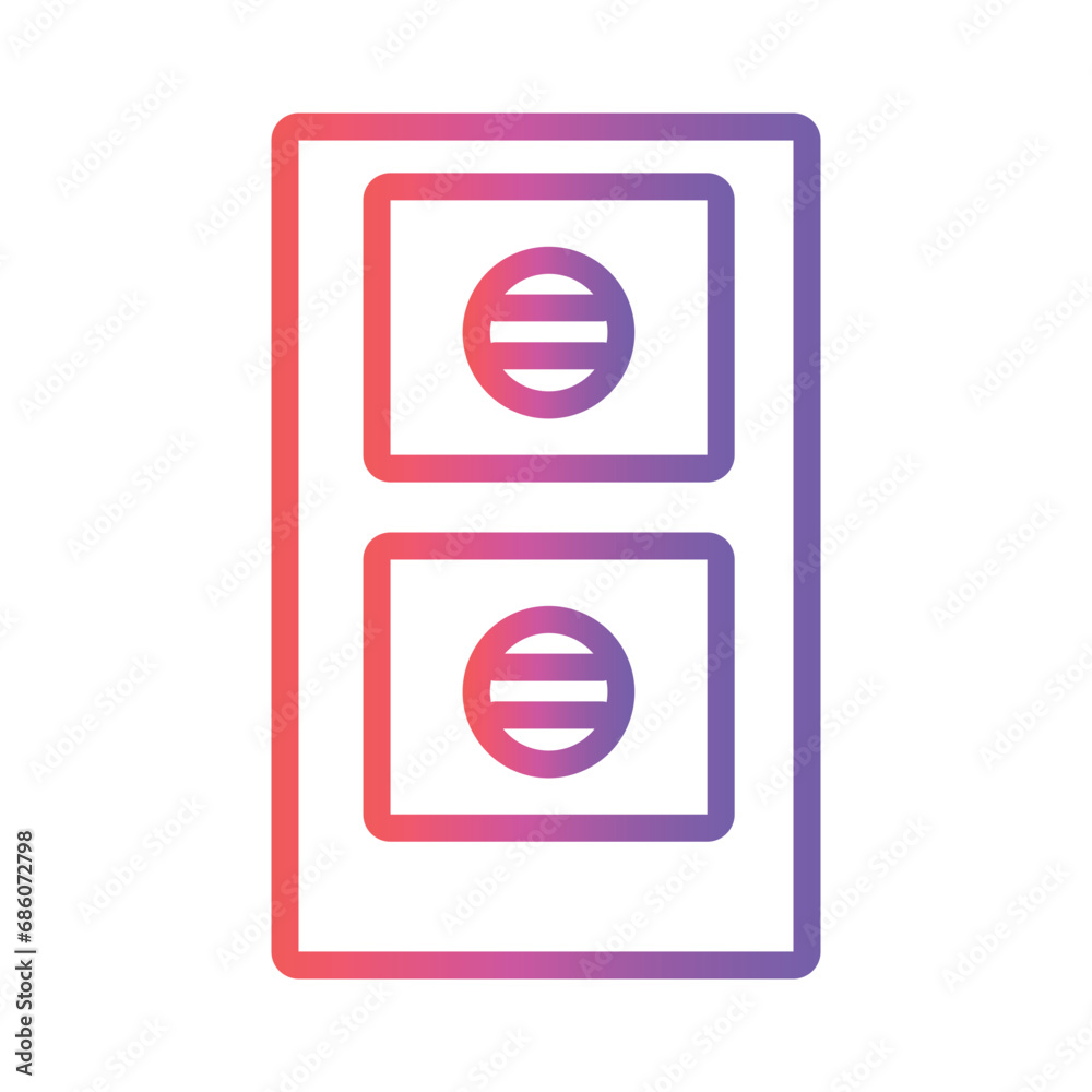 Chinese Food Japanese Gradient Outline Icon Chinese Food Japanese Gradient Outline Icon
