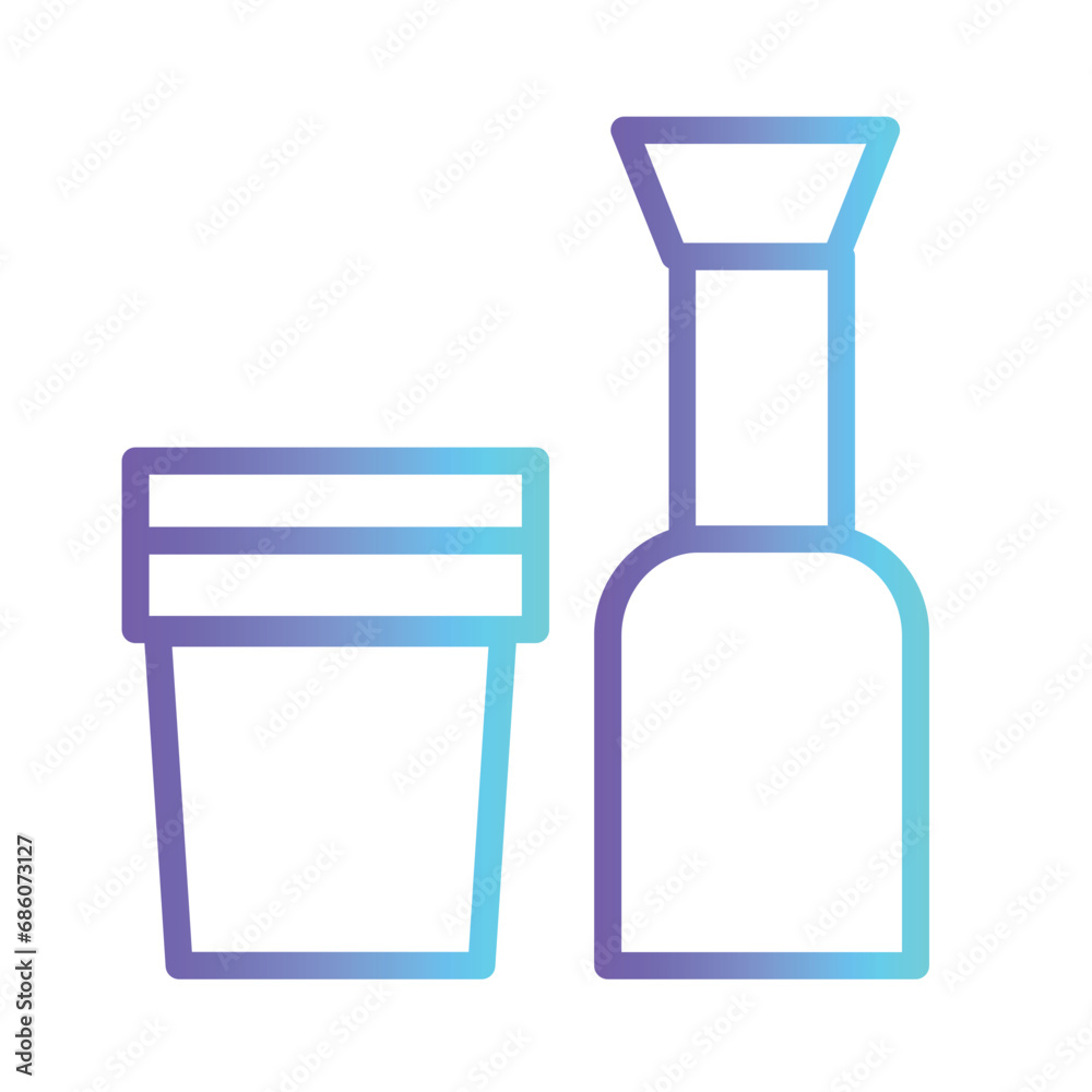 Baby Child Kid Gradient Outline Icon Baby Child Kid Gradient Outline Icon