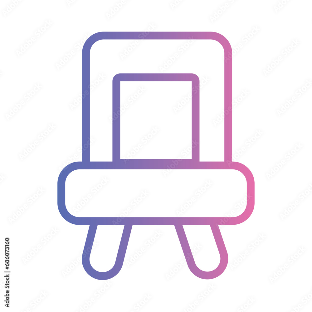 Baby Kids Child Gradient Outline Icon Baby Kids Child Gradient Outline Icon