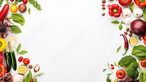 Food frame with spices