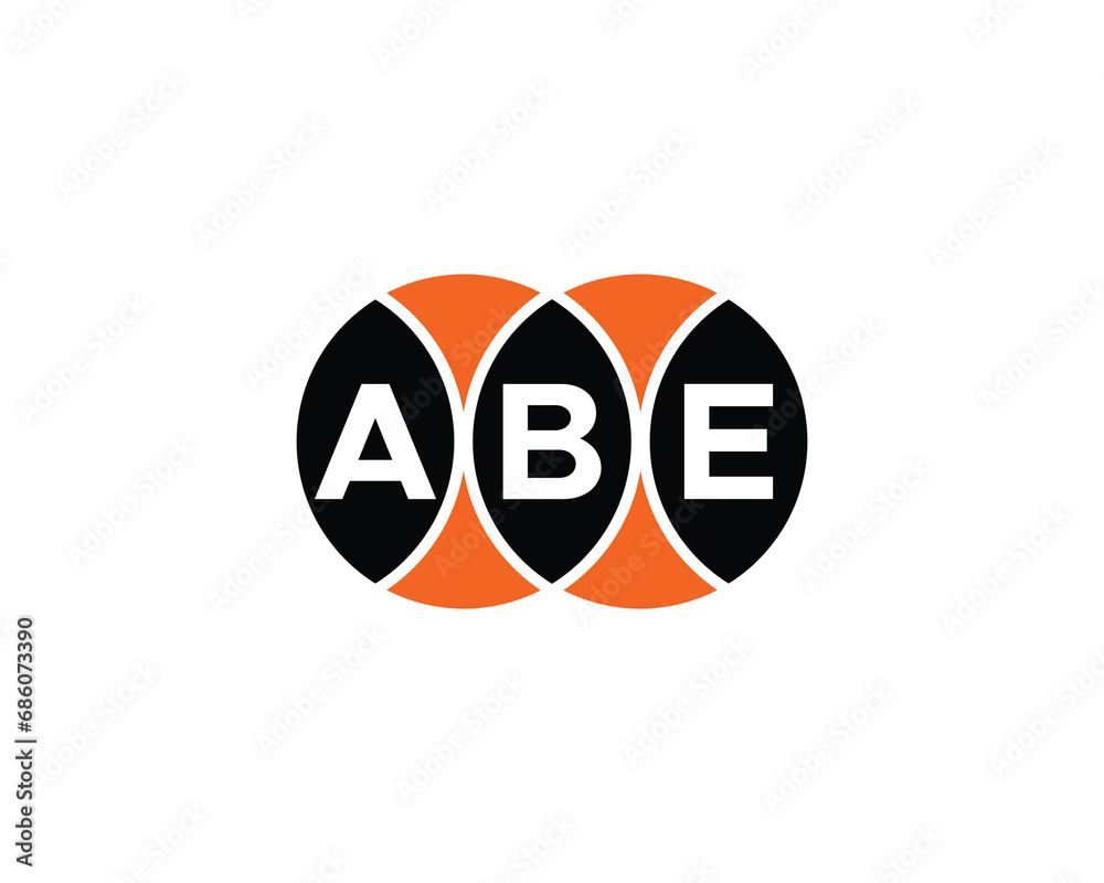 ABE logo design vector template ABE logo design vector template