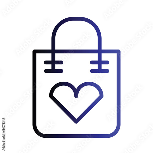 Favor Swag Party Gradient Outline Icon