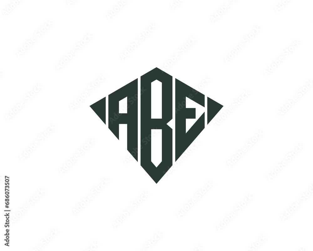 ABE logo design vector template