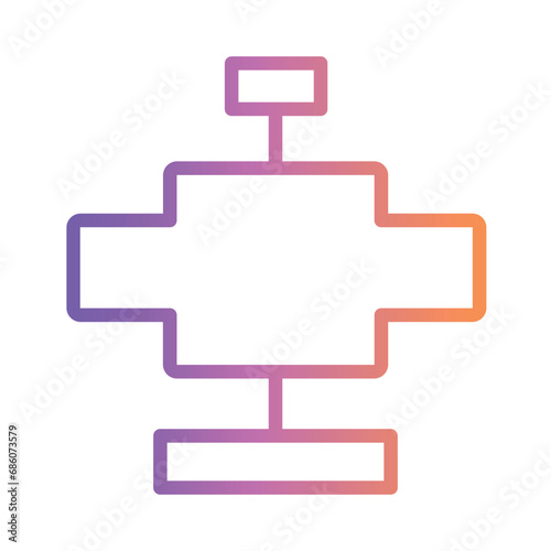 Spin Top Toys Gradient Outline Icon