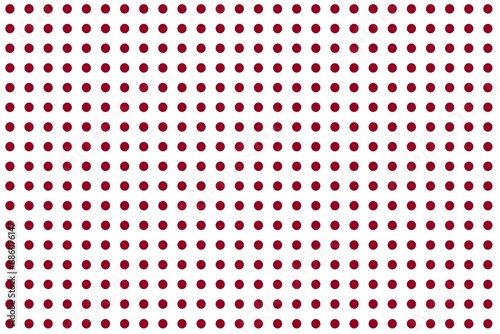 pattern with red dots