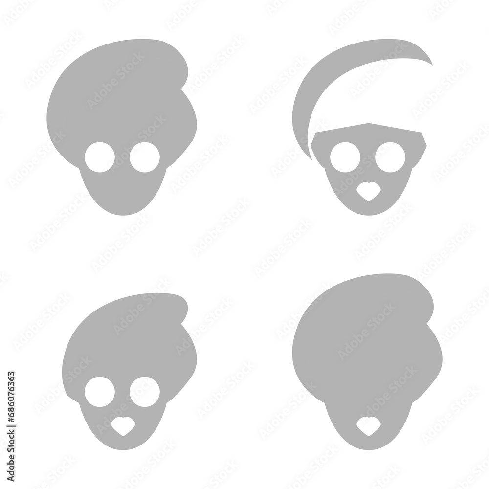 spa icon, face masks, vector illustration