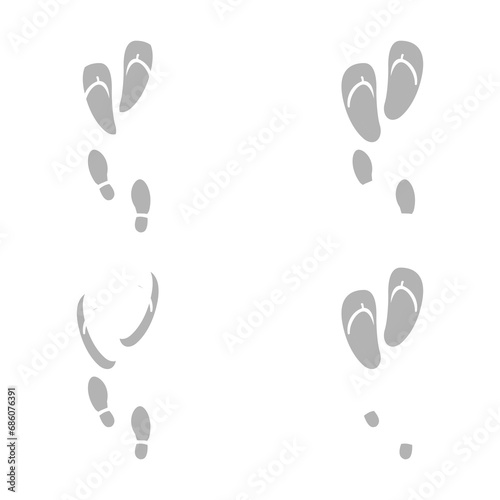 slippers icon on a white background  vector illustration