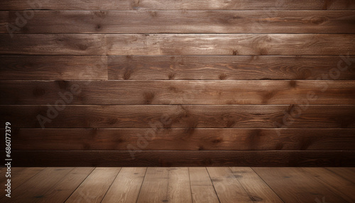 wooden wall and floor background