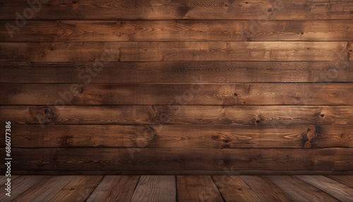 wooden wall and floor background