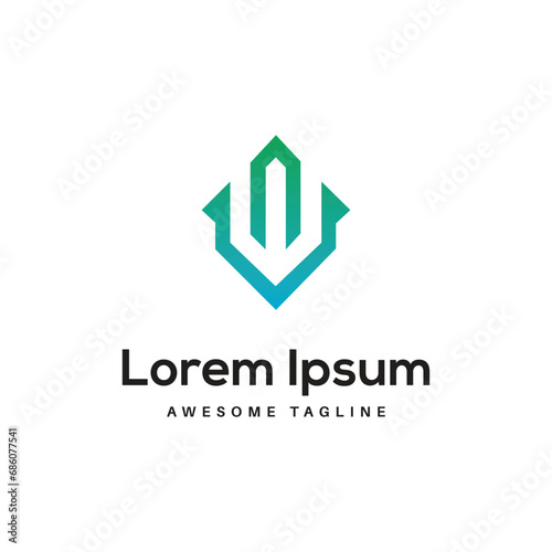 WAV Letter Logo Design Free Icon