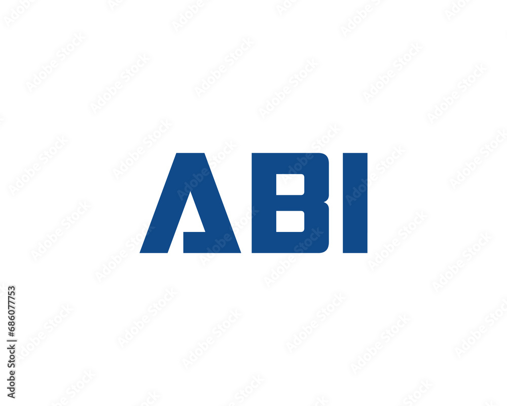 ABI logo design vector template ABI logo design vector template