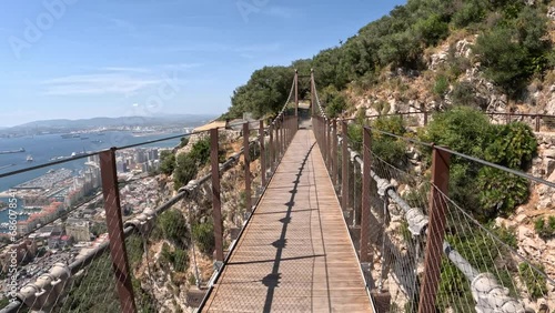 Windsor Suspension Bridge on The Rock of Gibraltar