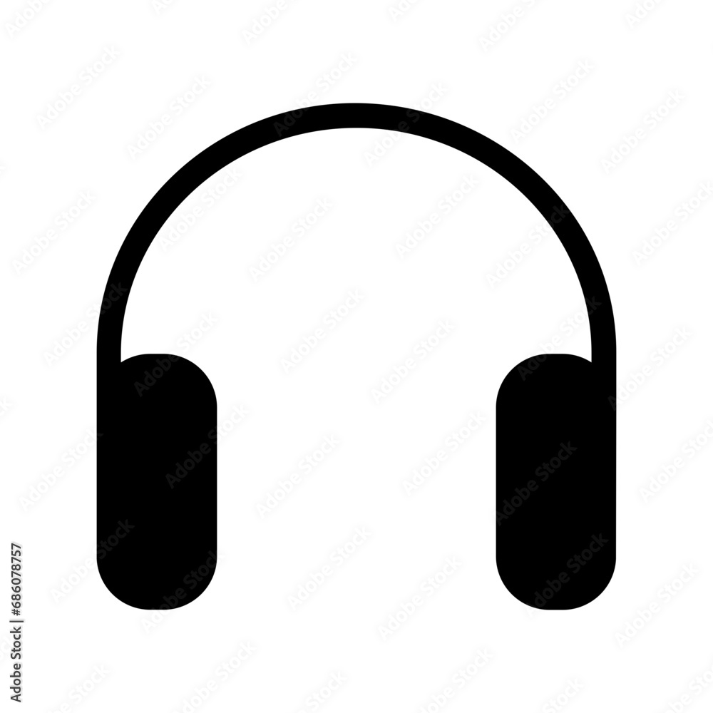 headphones icon isolated headphones icon isolated